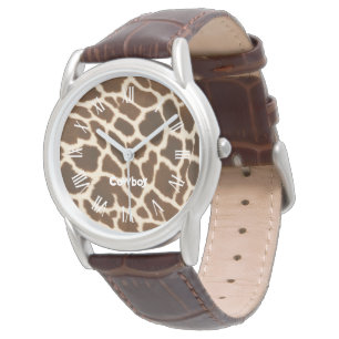 Reloj De Pulsera Colección elegante de moda de cuero falso de vaca