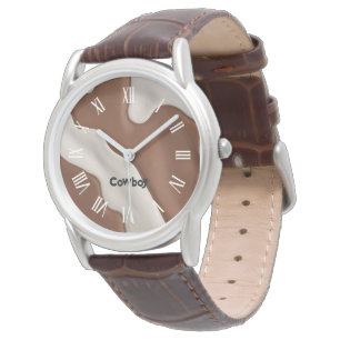 Reloj De Pulsera Colección moderna de cuero de vaca falso de lujo e