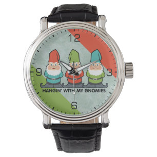 Reloj De Pulsera Colgando con mis gnomos