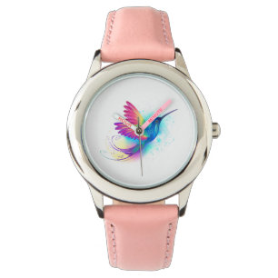 Reloj De Pulsera Colibrí arcoiris exótica