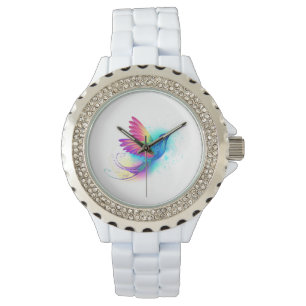 Reloj De Pulsera Colibrí arcoiris exótica