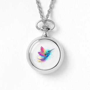 Reloj De Pulsera Colibrí arcoiris exótica