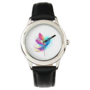 Reloj De Pulsera Colibrí arcoiris exótica