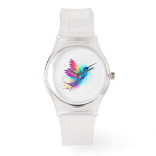 Reloj De Pulsera Colibrí arcoiris exótica