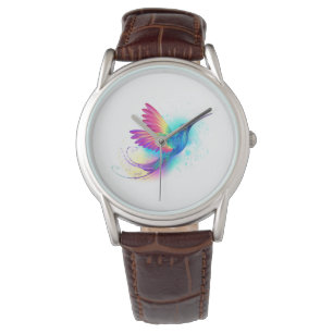 Reloj De Pulsera Colibrí arcoiris exótica