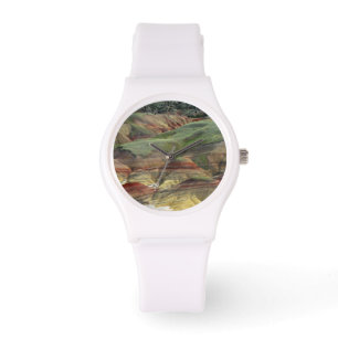 Reloj De Pulsera Colinas pintadas, camas fósiles John Day, Mitchell