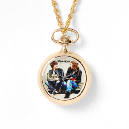 Reloj De Pulsera Collage de adolescentes con temática de escuela pe