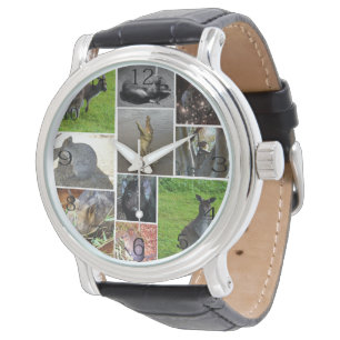 Reloj De Pulsera Collage de fotos de vida silvestre australiana,