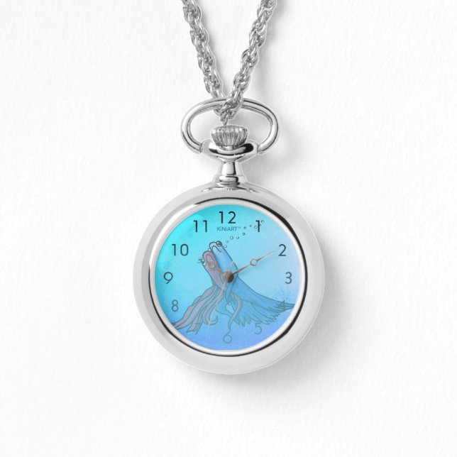 Reloj De Pulsera Collar Betta Fish Writing Watch (Anverso)