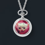 Reloj De Pulsera Collar de gatitos<br><div class="desc">Para el amante de las mascotas... </div>