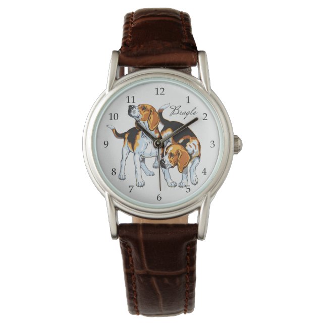 Reloj De Pulsera colmenas beagles (Anverso)