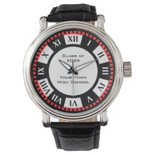 Reloj De Pulsera Color de la escuela de la clase y del año de la