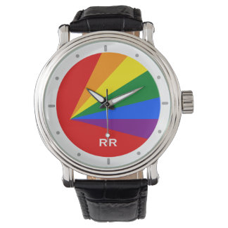 Reloj De Pulsera Color LGBT Rainbow Gay Pristwatch