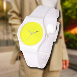 Reloj De Pulsera Color sólido neón limón | Clásica<br><div class="desc">Neon Lemon - Presentar el encanto eterno del diseño de color sólido: una fascinante mezcla de forma clásica y elegante sencillez. Este diseño es una celebración del poder y la belleza que se encuentran en un solo tono impactante. El diseño de color sólido, exuberante sofisticación, abarca la esencia del minimalismo,...</div>