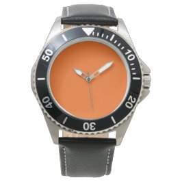 Reloj De Pulsera Color sólido tigre naranja