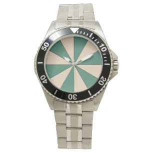 Reloj De Pulsera Color Wheel Peach ajustable Minimalista