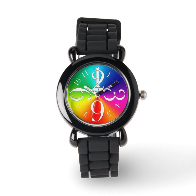 Reloj De Pulsera Colores arcoiris (Anverso)