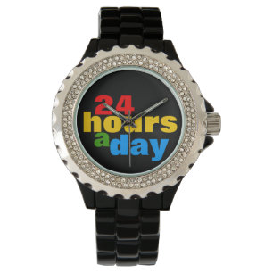 Reloj De Pulsera Colores de 24 horas al día
