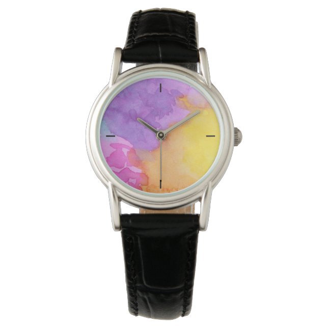 Reloj De Pulsera Colores de agua (Anverso)