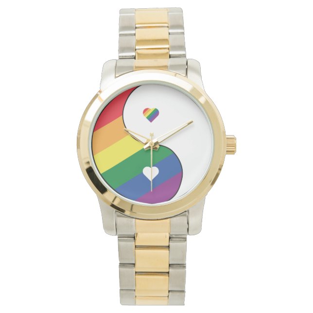 RELOJ DE PULSERA COLORES DE YIN YANG RAINBOW (Anverso)
