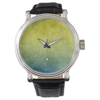 Reloj De Pulsera Colores gruesos - Amarillo y azul