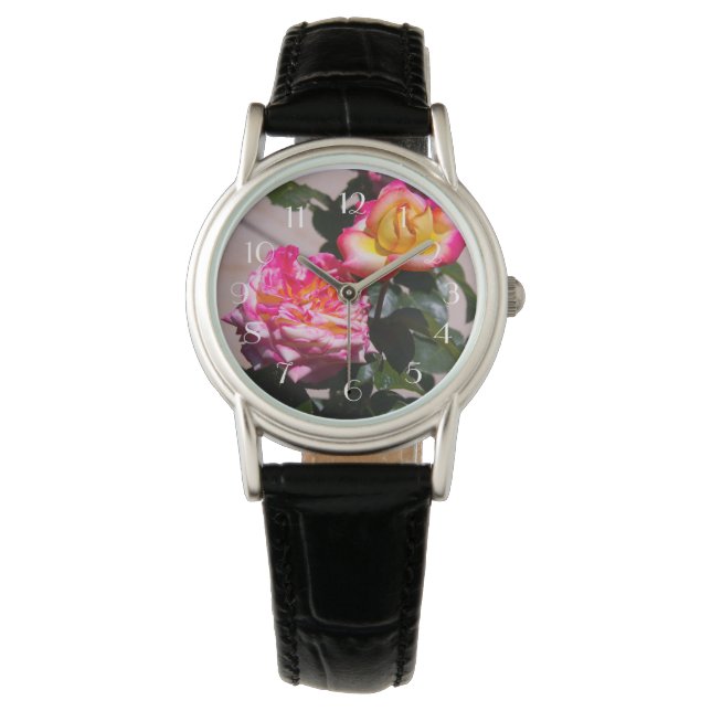 Reloj De Pulsera Colores rosas (Anverso)