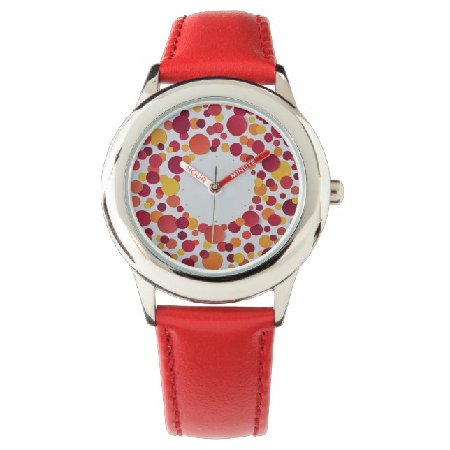 Reloj De Pulsera colorful dots (Anverso)