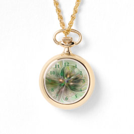 Reloj De Pulsera Colorida Fantasía Moderna Resumen Flor Fractal