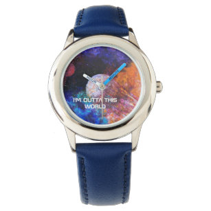 Reloj De Pulsera Colorida galaxia Pintura azul de Guay Niños vigila