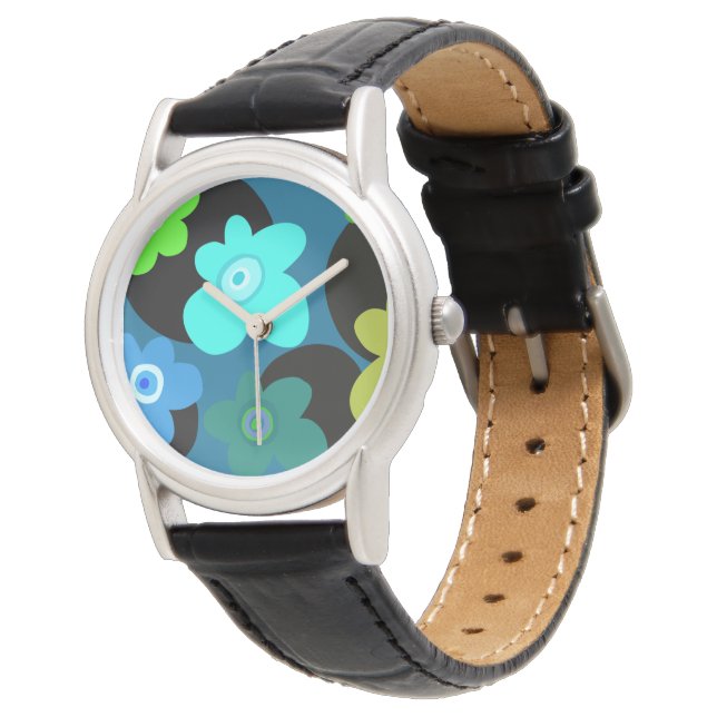 Reloj De Pulsera coloridas flores groovic (Angular)