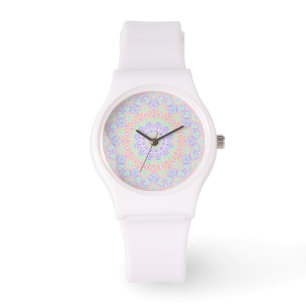 Reloj De Pulsera Colorido Groovy Boho Hippie Mandala