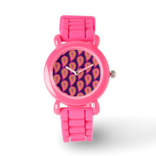 Reloj De Pulsera Colorido Paisley