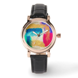 Reloj De Pulsera Colorido Resumen de arte usable