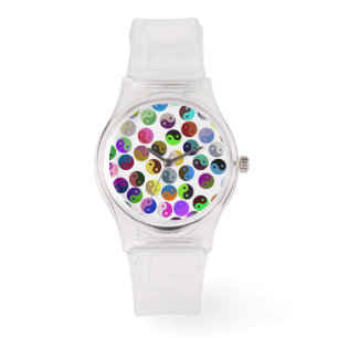 Reloj De Pulsera Colorido Ying Yang Pattern Watch