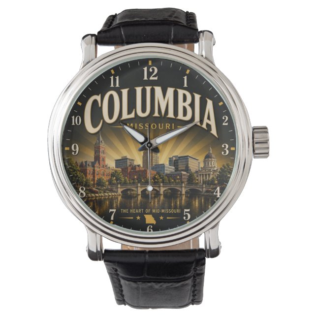 Reloj De Pulsera Columbia Missouri (Anverso)