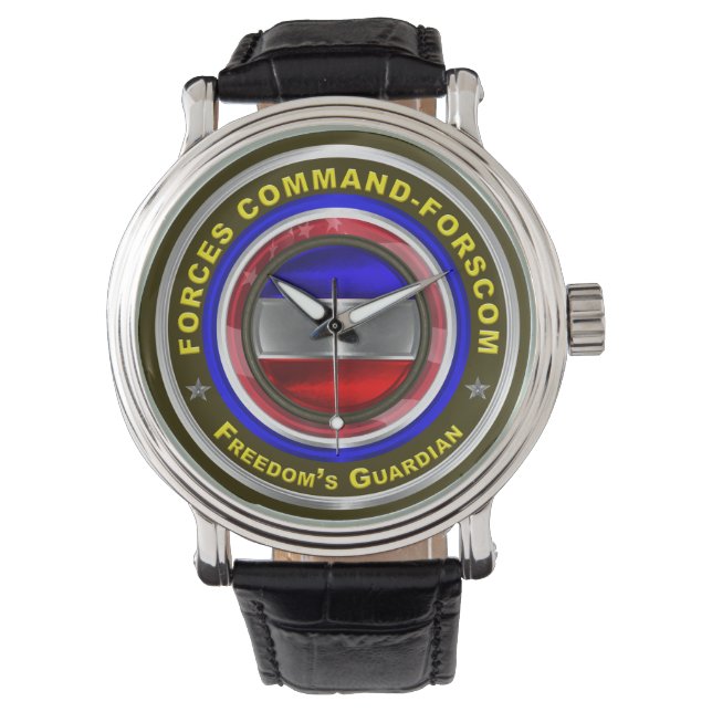 Reloj De Pulsera Comando de Fuerzas Armadas FORSCOM (Anverso)