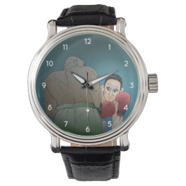 Reloj De Pulsera Combate de Boxeo entre Dos Hombres