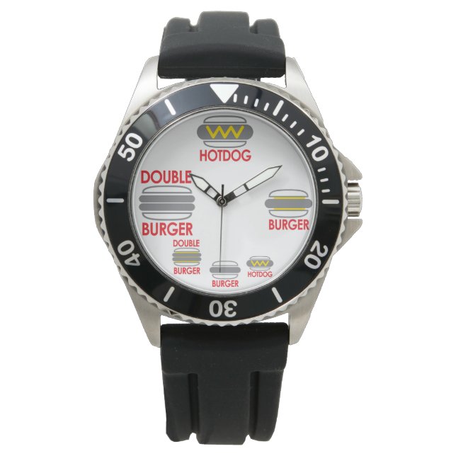 Reloj De Pulsera Comida (Anverso)