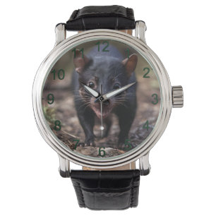 Reloj De Pulsera Comienzos salvajes: El joven diablo de Tasmania
