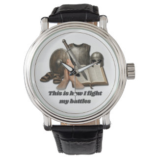 Reloj De Pulsera Cómo Lucho Mis Batallas