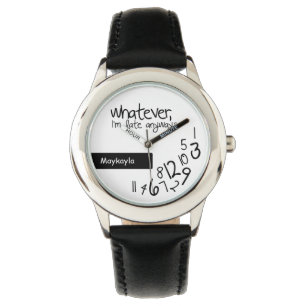 Reloj De Pulsera como sea, llego tarde de todos modos