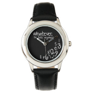 Reloj De Pulsera como sea, llego tarde de todos modos