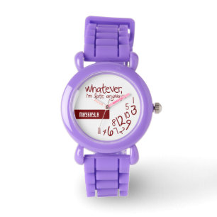 Reloj De Pulsera como sea, llego tarde de todos modos