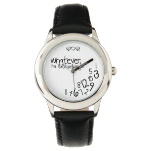 Reloj De Pulsera como sea, llego tarde de todos modos