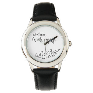Reloj De Pulsera Como sea, llego tarde de todos modos
