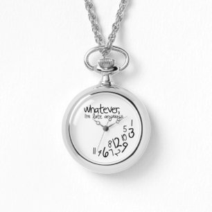 Reloj De Pulsera Como sea, llego tarde de todos modos