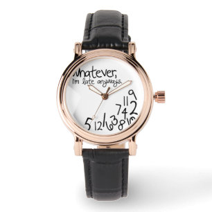 Reloj De Pulsera Como sea, llego tarde de todos modos
