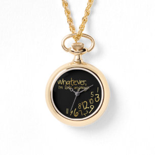 Reloj De Pulsera Como sea, llego tarde de todos modos