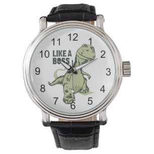 Reloj De Pulsera Como un Boss Dinosaurio