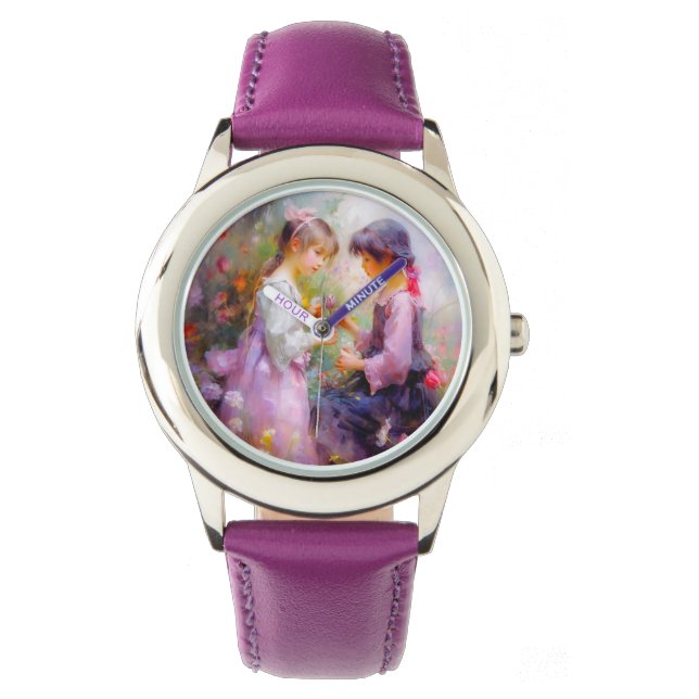 Reloj De Pulsera Compartir Rosas y amistad (Anverso)